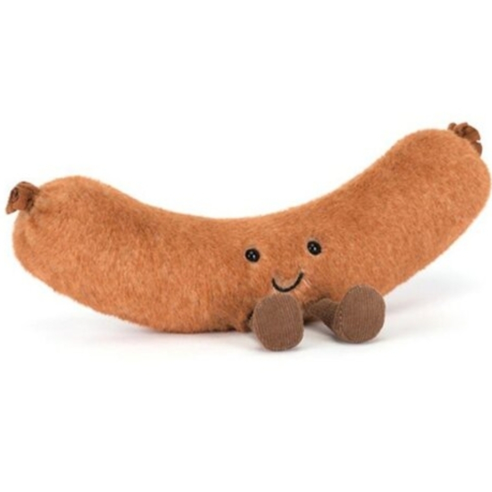 Jellycat Amuseables Sausage & Paper Soft & Plush BNWT Authentic Exclusive